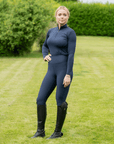 Classic Pull On Riding Leggings (Navy)