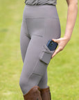 Motion Full Seat Riding Leggings (Grey)