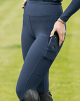 Classic Pull On Riding Leggings (Navy)