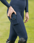 Classic Pull On Riding Leggings (Navy)