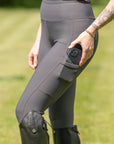 Motion Full Seat Riding Leggings (Charcoal)