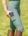 Motion Full Seat Riding Leggings (Sage)